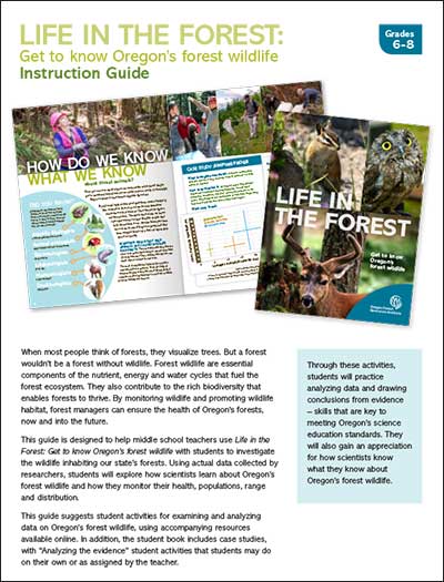 Life in the Forest instruction guide - Oregonforests 2023